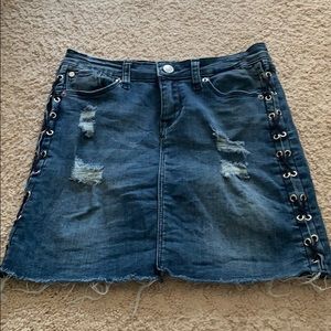 Hudson girls size jean skirt